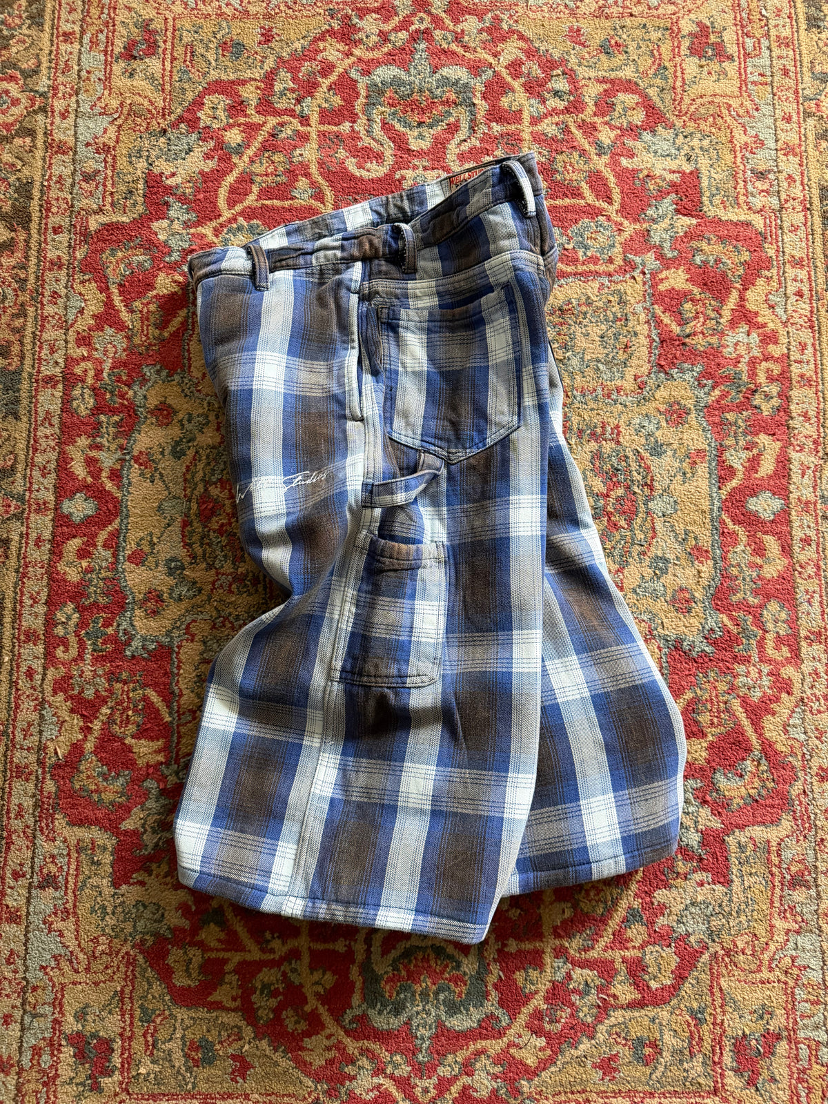 Plaid Denim (blue and grey)