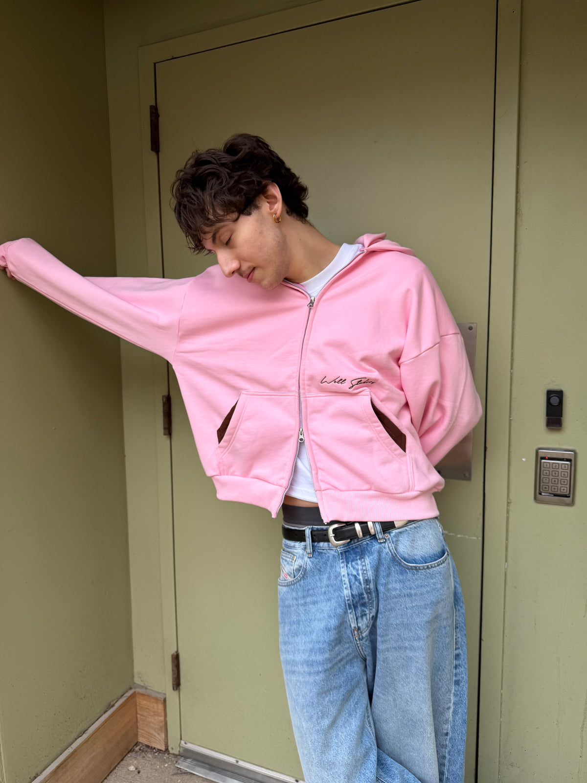 Pink Double hood (Sample)