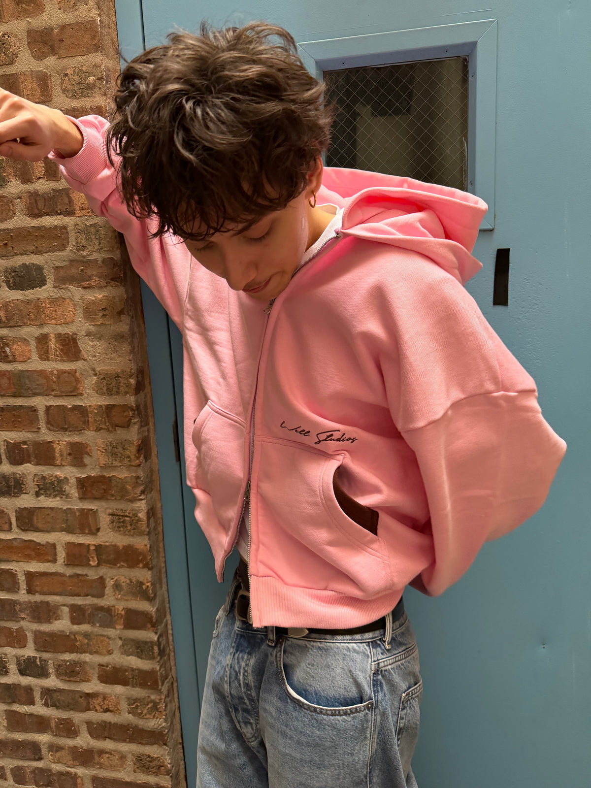 Pink Double hood (Sample)