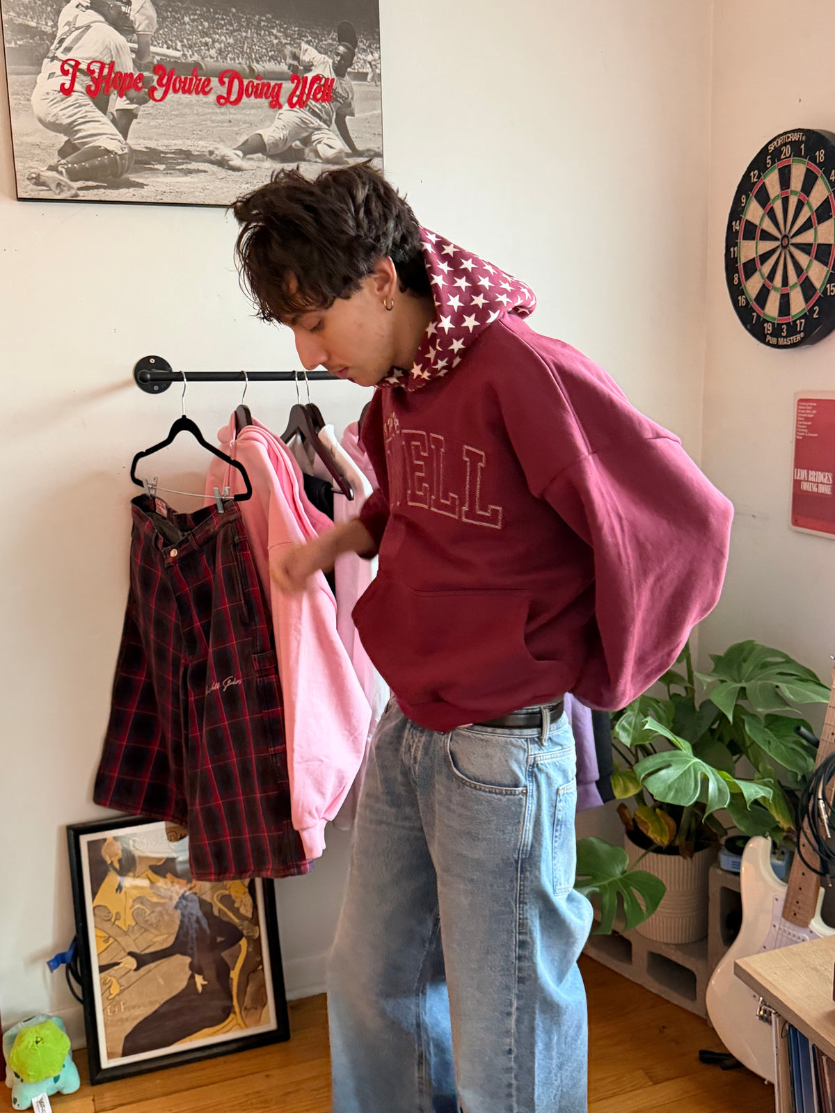 I wish you well star hoodie (sample)