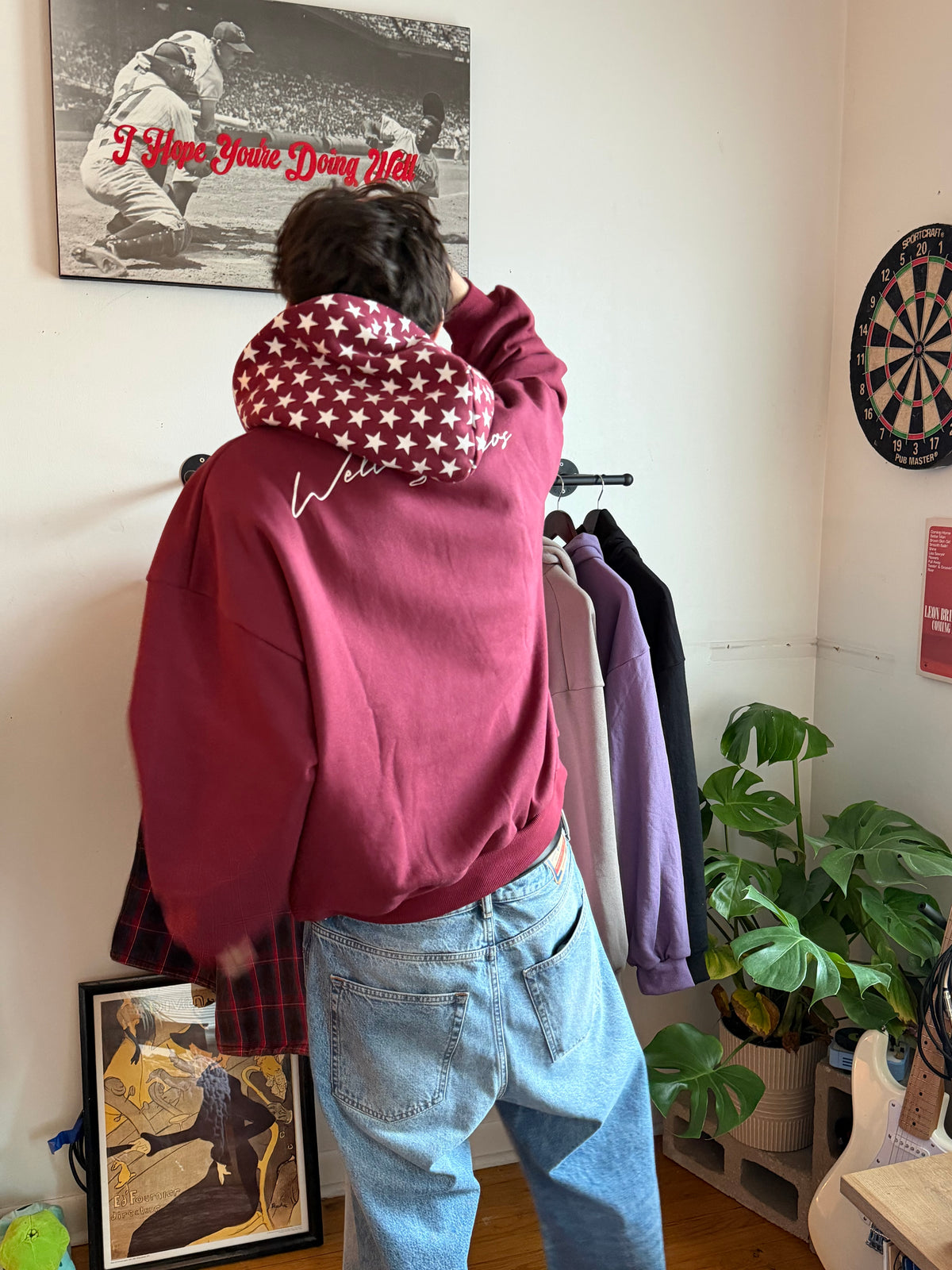 I wish you well star hoodie (sample)