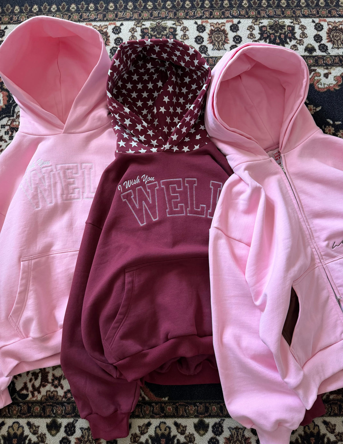 I wish you well star hoodie (sample)