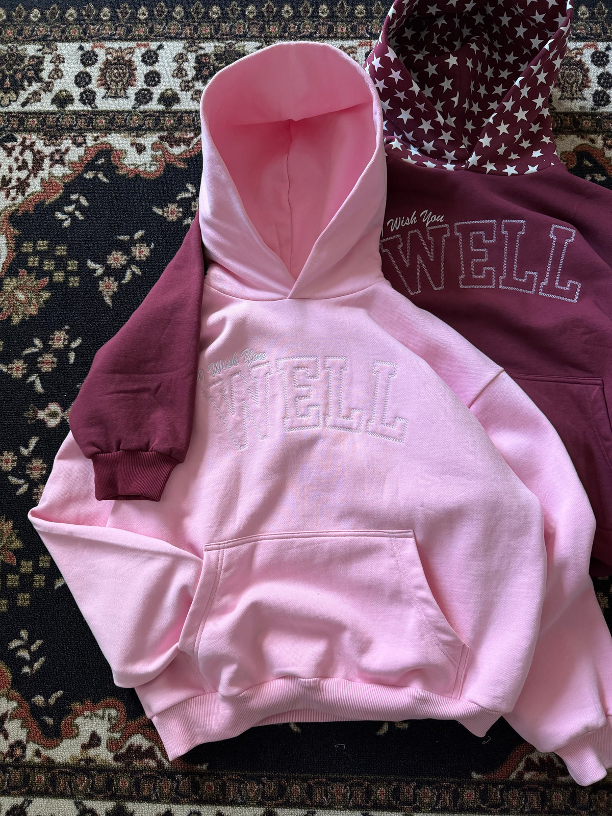 I wish you well hoodie (Pink Sample)