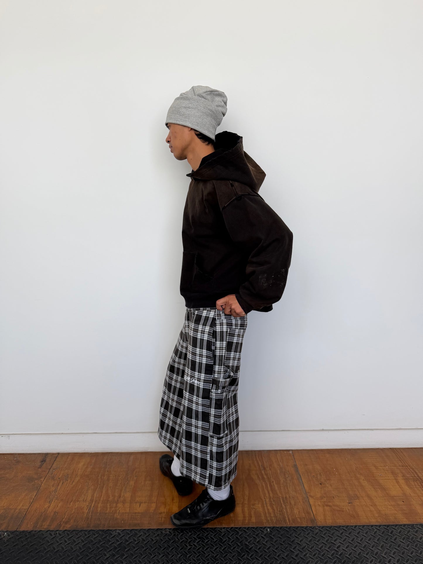 Plaid Denim (Black and White)