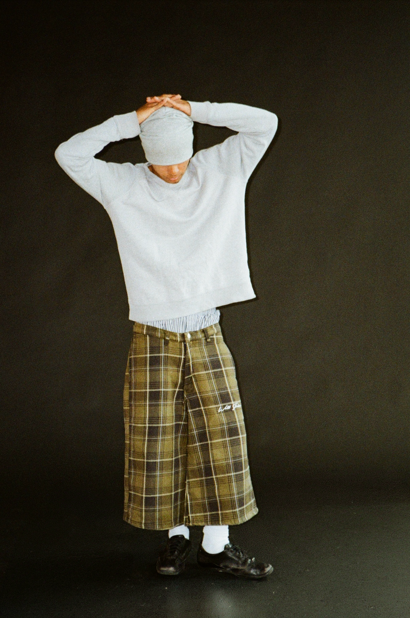Plaid denim (forest green)