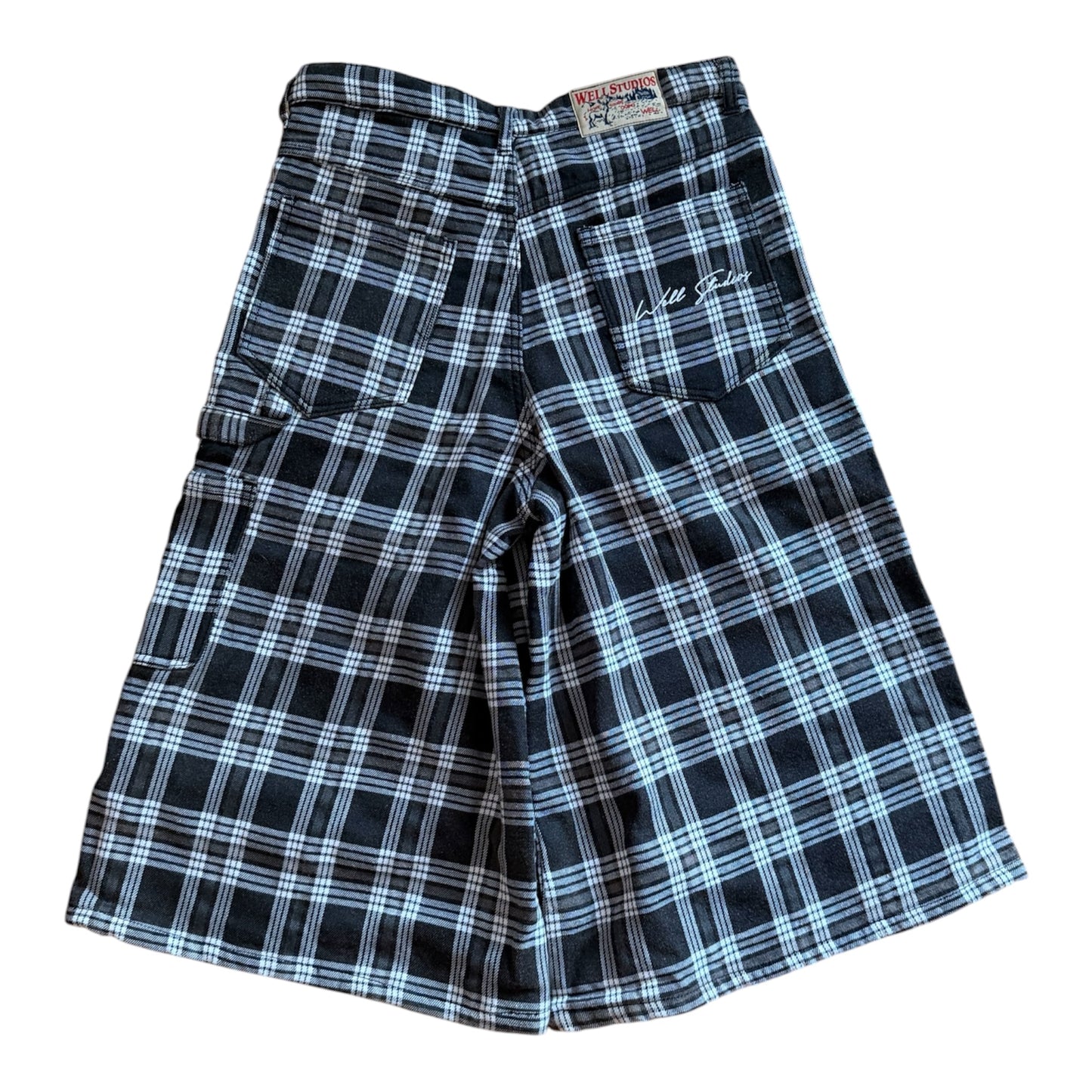 Plaid Denim (Black and White)